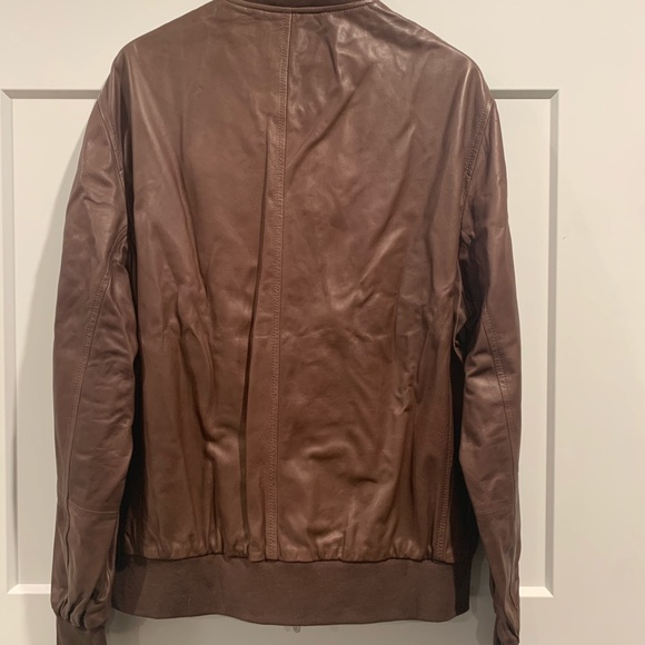 Brunello Cucinelli leather jacket size XXL - Picture 3 of 17